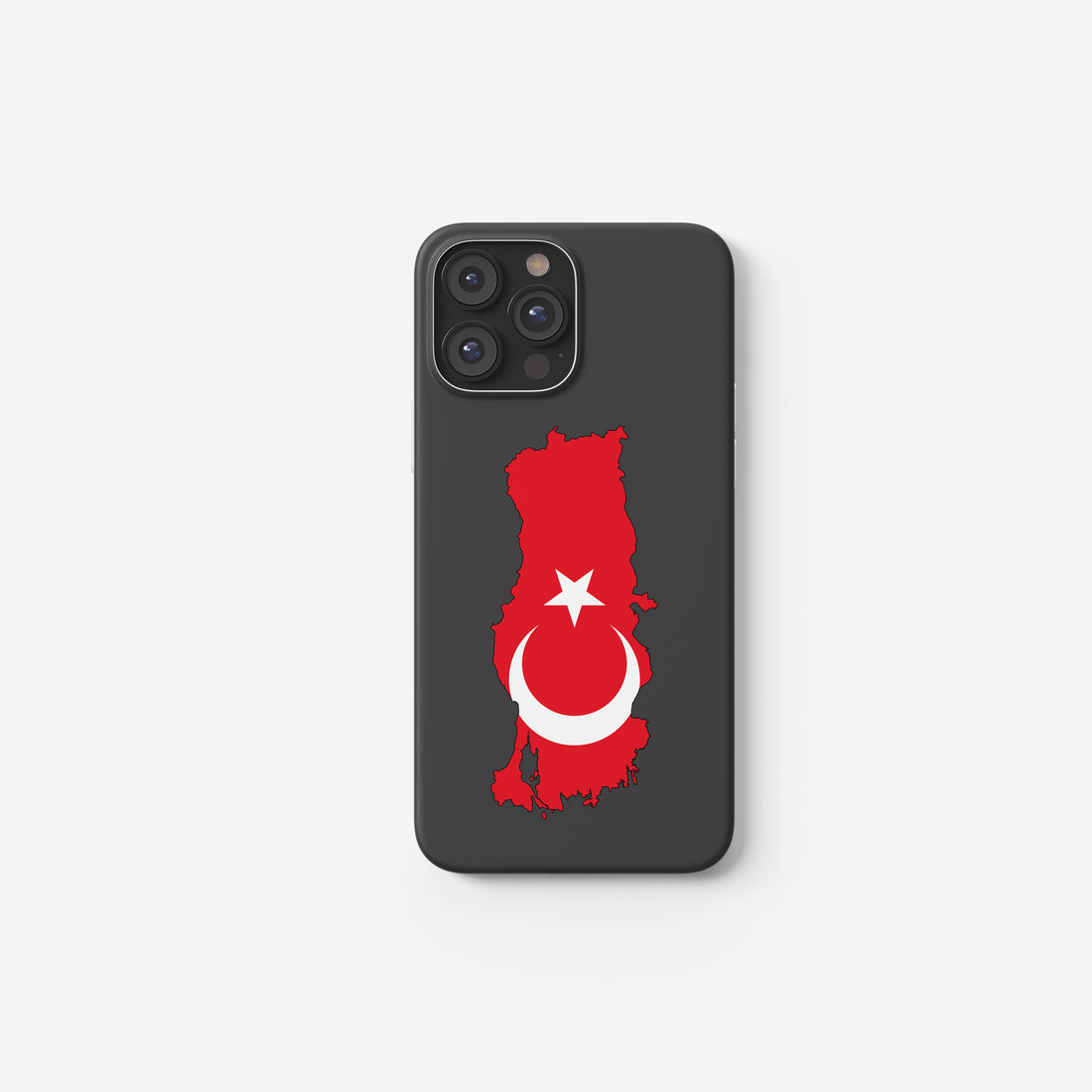 Handyhülle Türkei mit Länderkarte & Nationalwappen – personalisiert & stilvoll