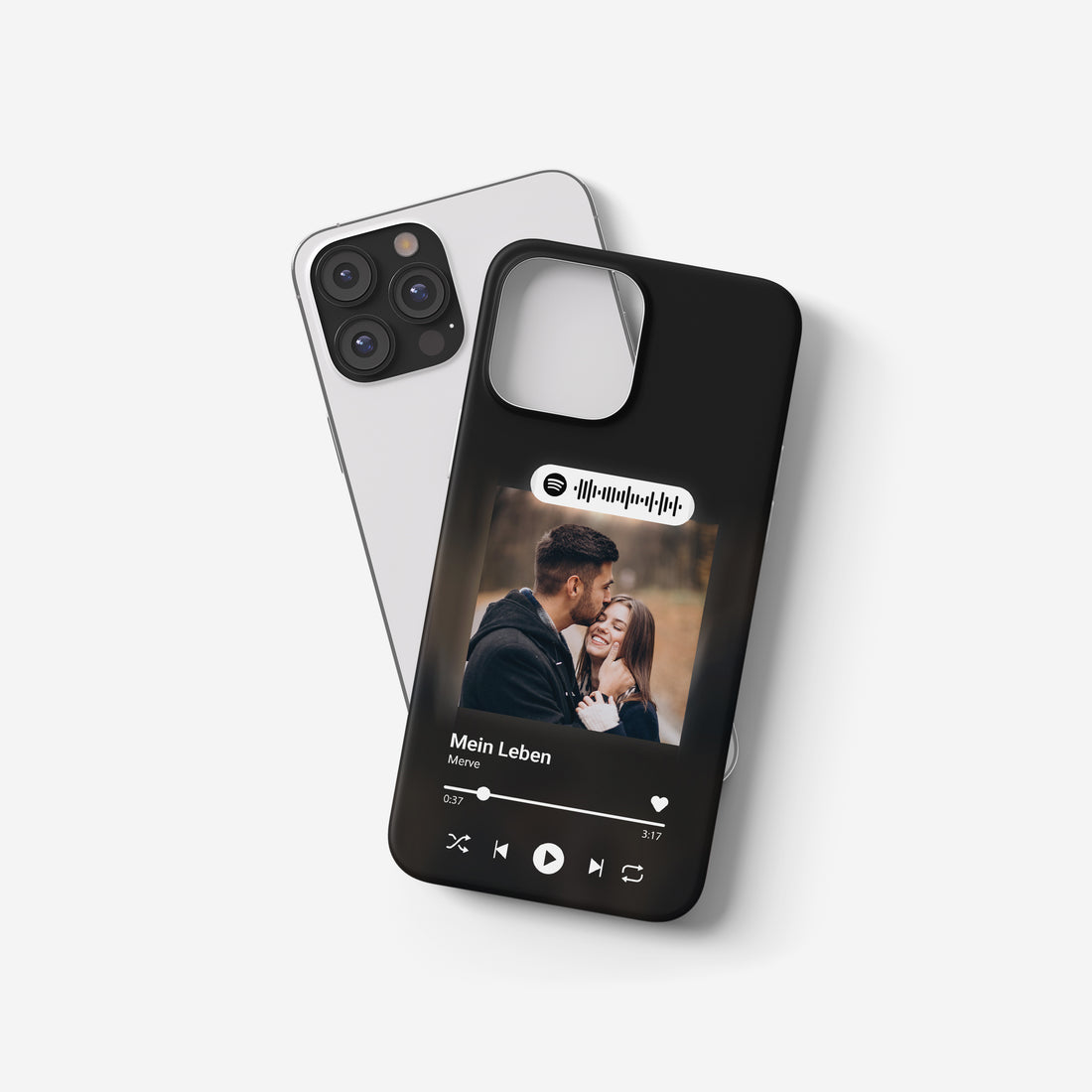 Spotify Cover Handyhülle – Personalisiert mit deinem Song & eigenem Foto