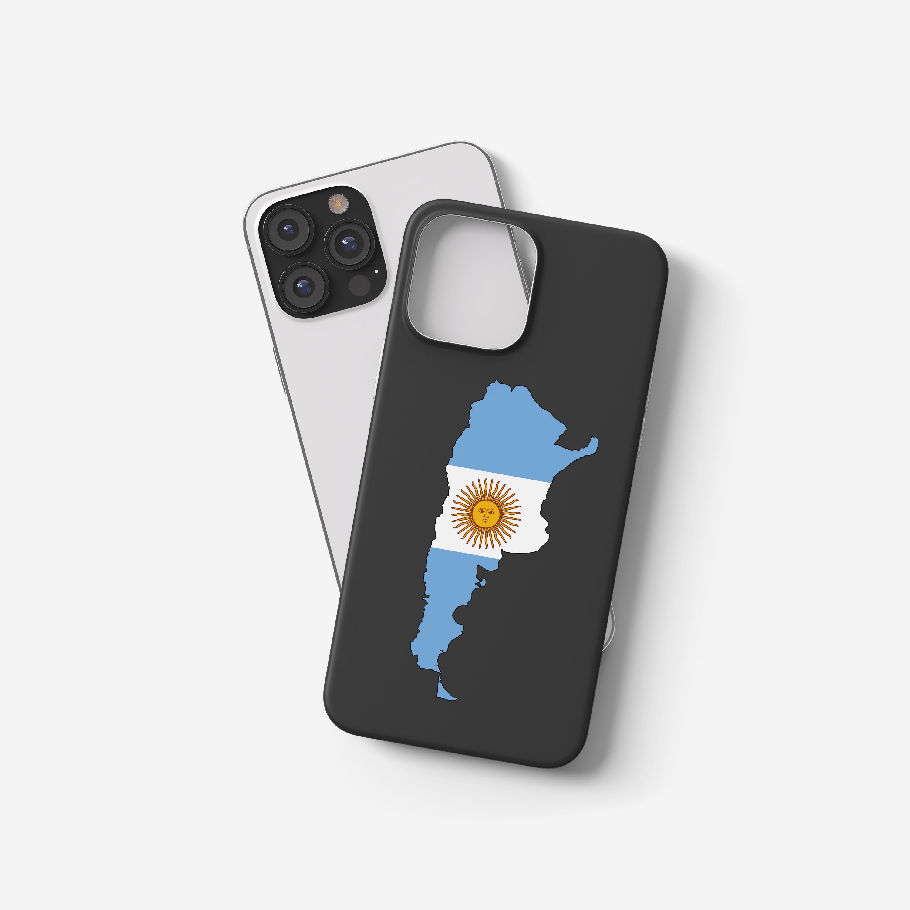 Argentinien Handyhülle mit Länderkarte & Nationalwappen