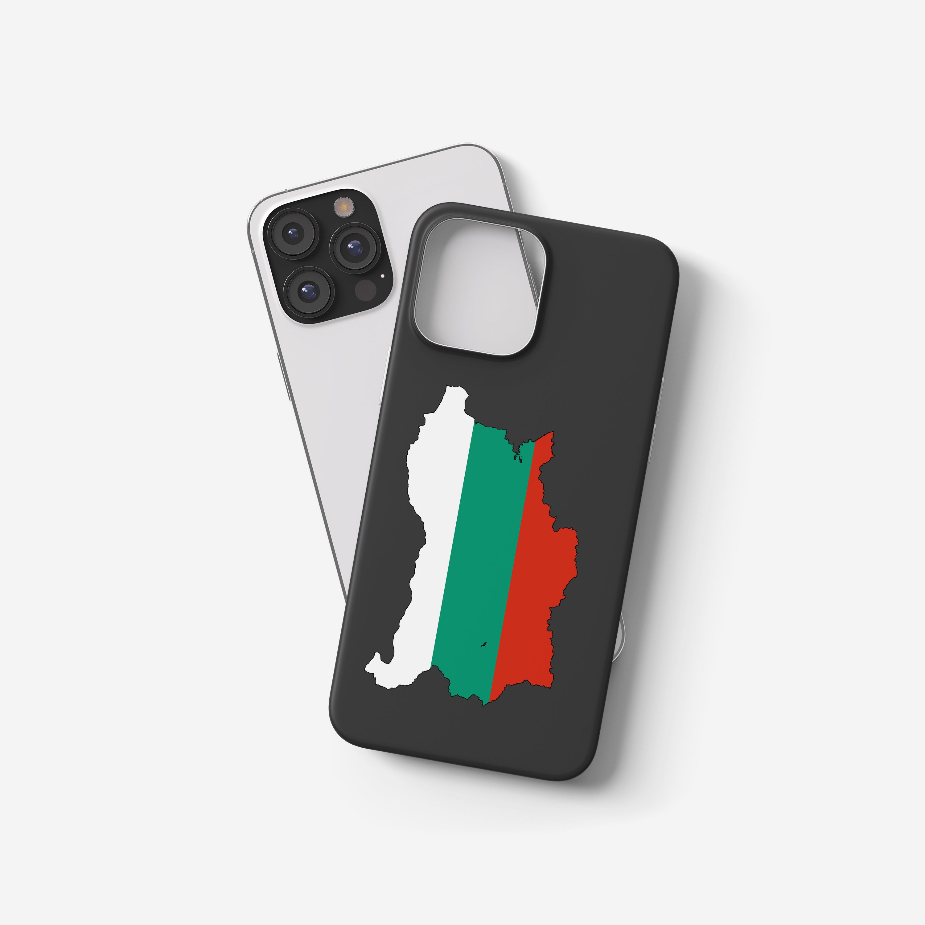 Bulgarien Handyhülle mit Länderkarte & Nationalwappen