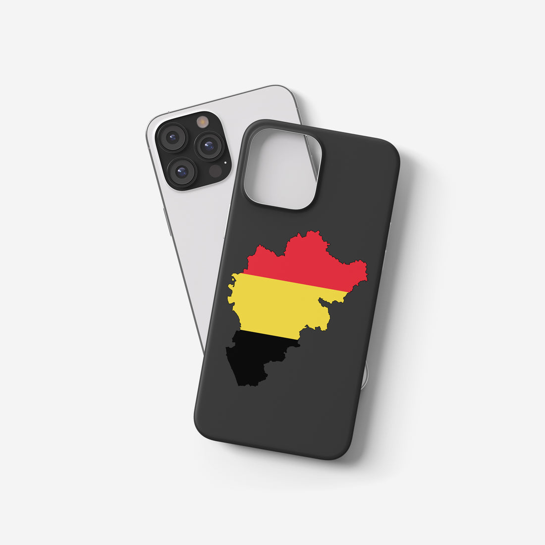 Belgien Handyhülle mit Länderkarte & Nationalwappen