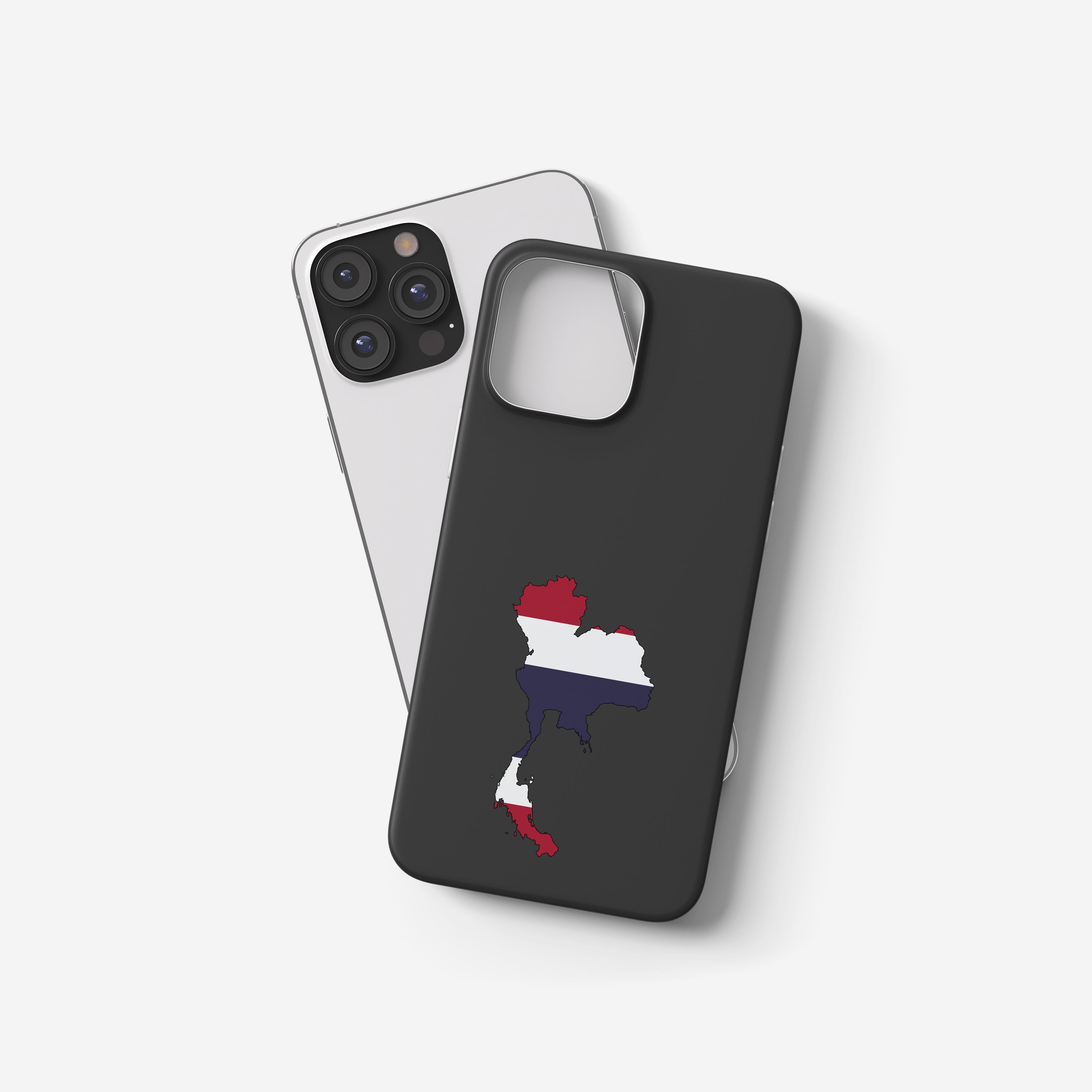 Handyhülle Thailand mit Länderkarte & Nationalwappen – personalisierbar & stilvoll