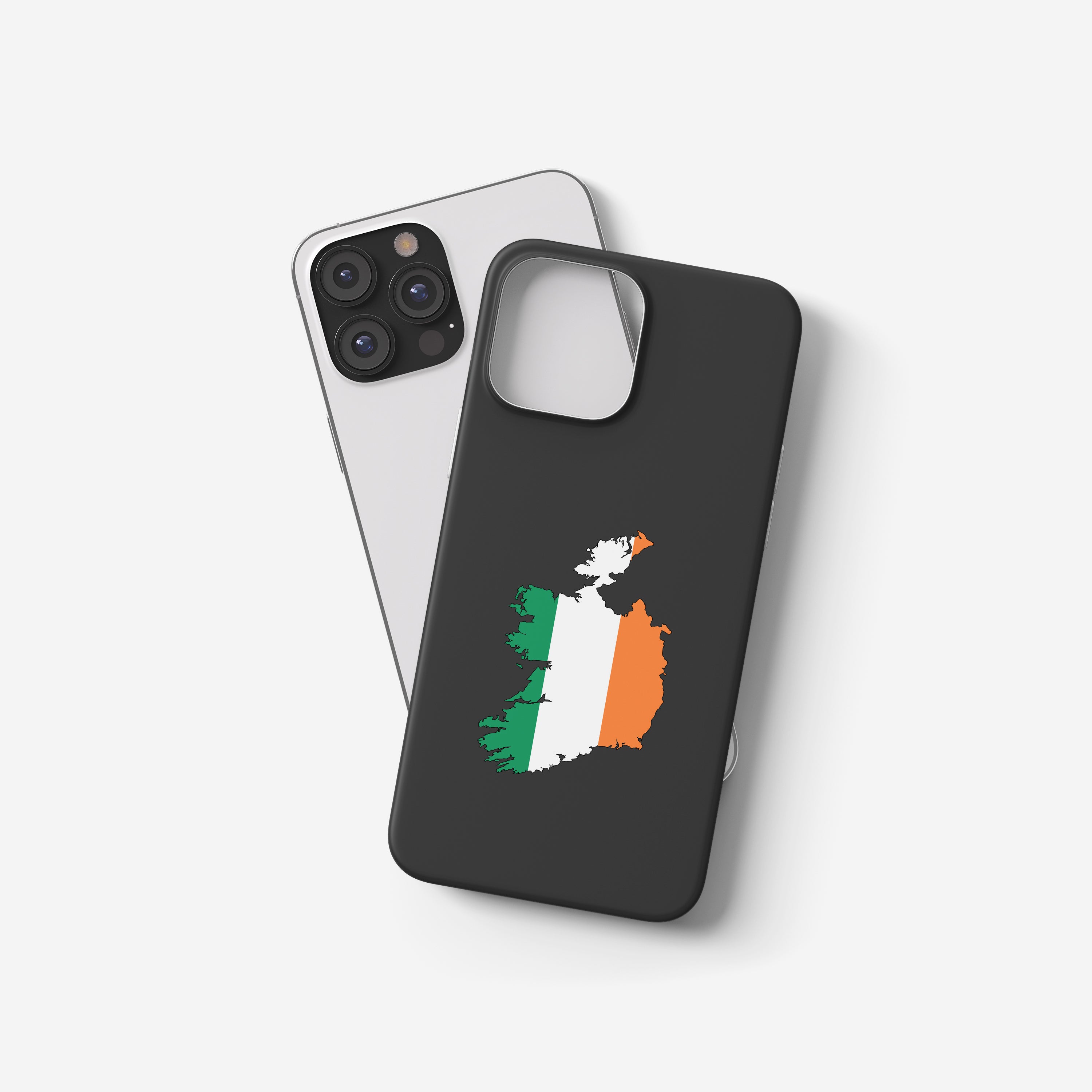 Irland Handyhülle mit Länderkarte & Nationalwappen – robust, stilvoll & personalisierbar