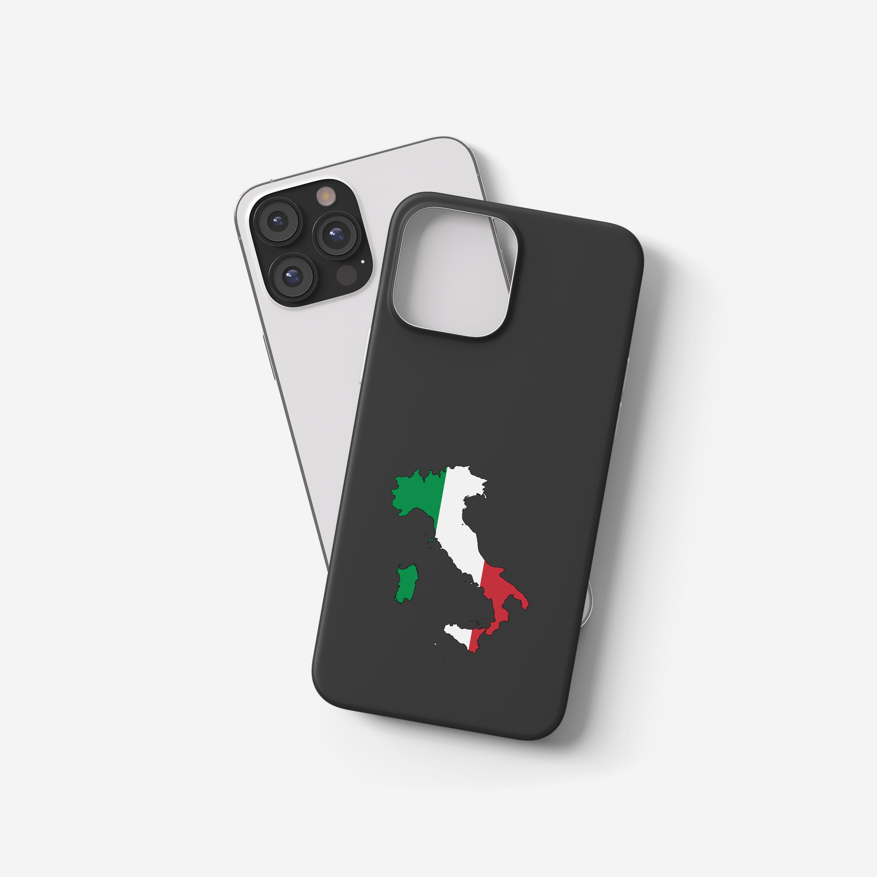 Italien Handyhülle mit Länderkarte & Nationalwappen – robust, stilvoll & personalisierbar