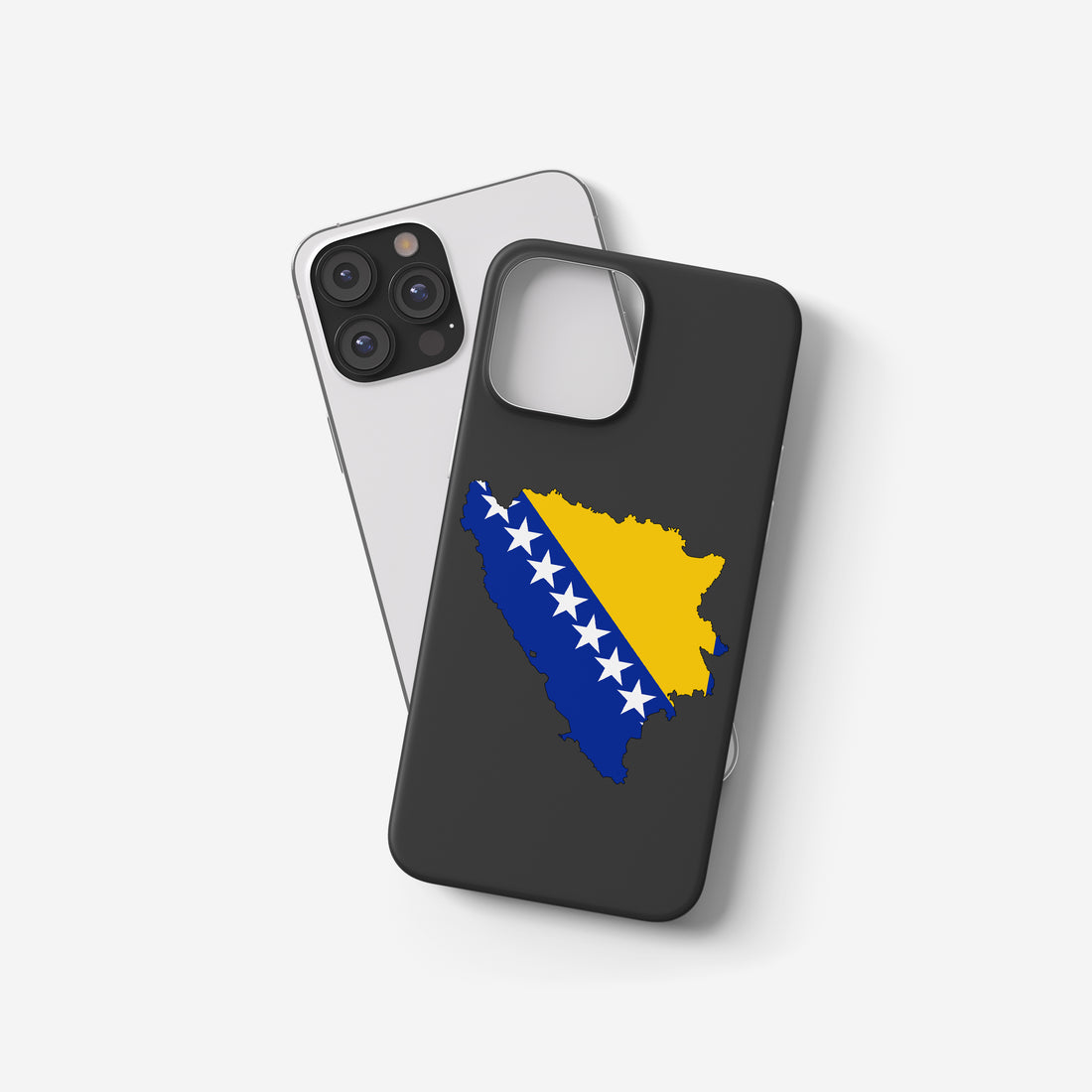 Bosnien Handyhülle mit Länderkarte & Nationalwappen