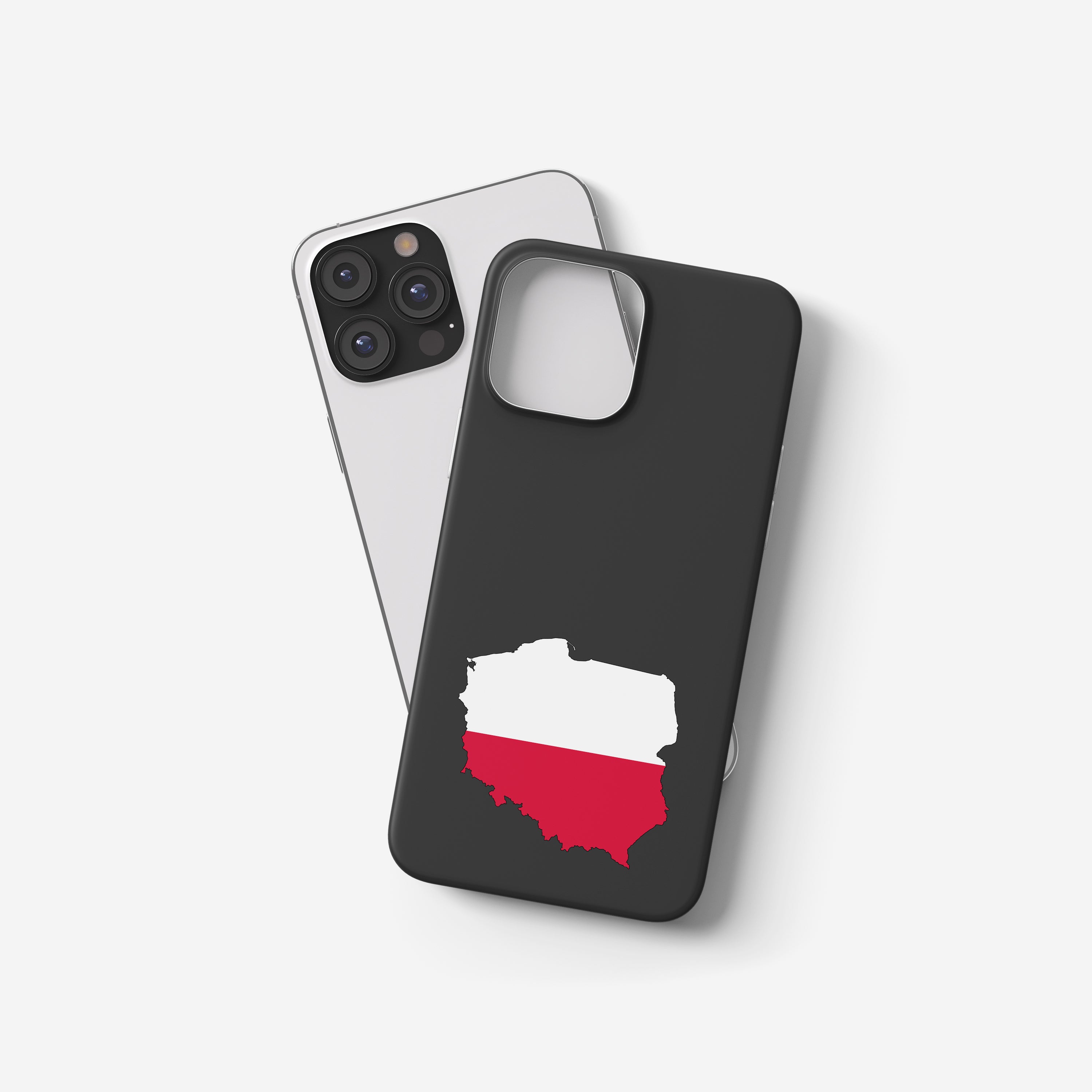Polen Handyhülle mit Länderkarte & Nationalwappen – personalisierbar, & stilvoll