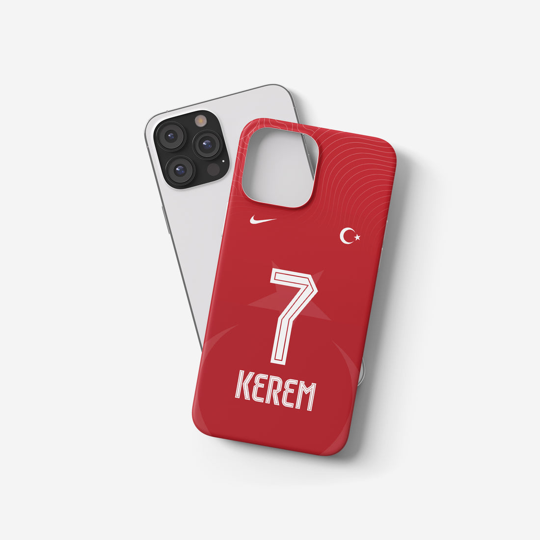 Türkei Handyhülle  Heimtrikot Design Personalisiert mit Name & Nummer