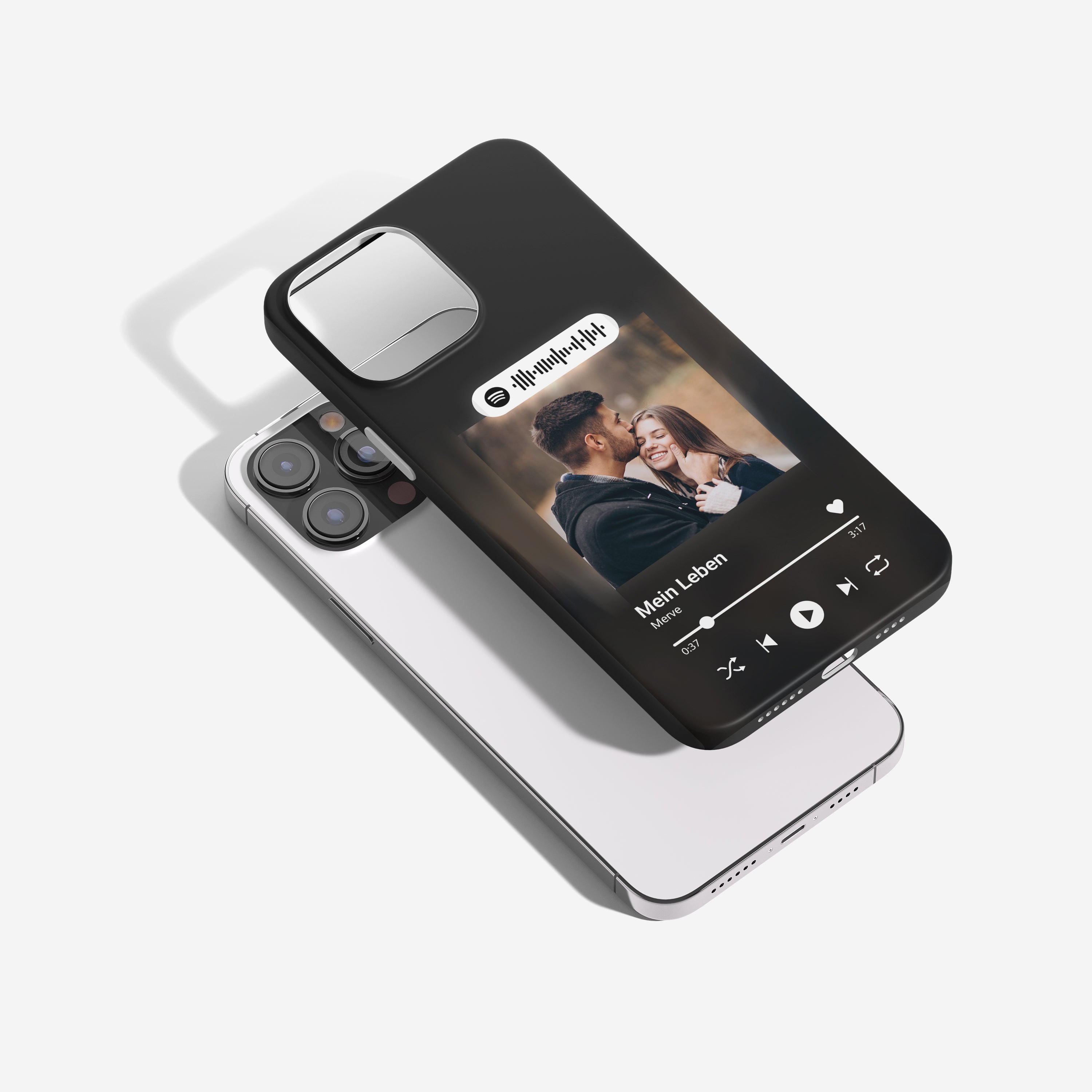 Spotify Cover Handyhülle – Personalisiert mit deinem Song & eigenem Foto