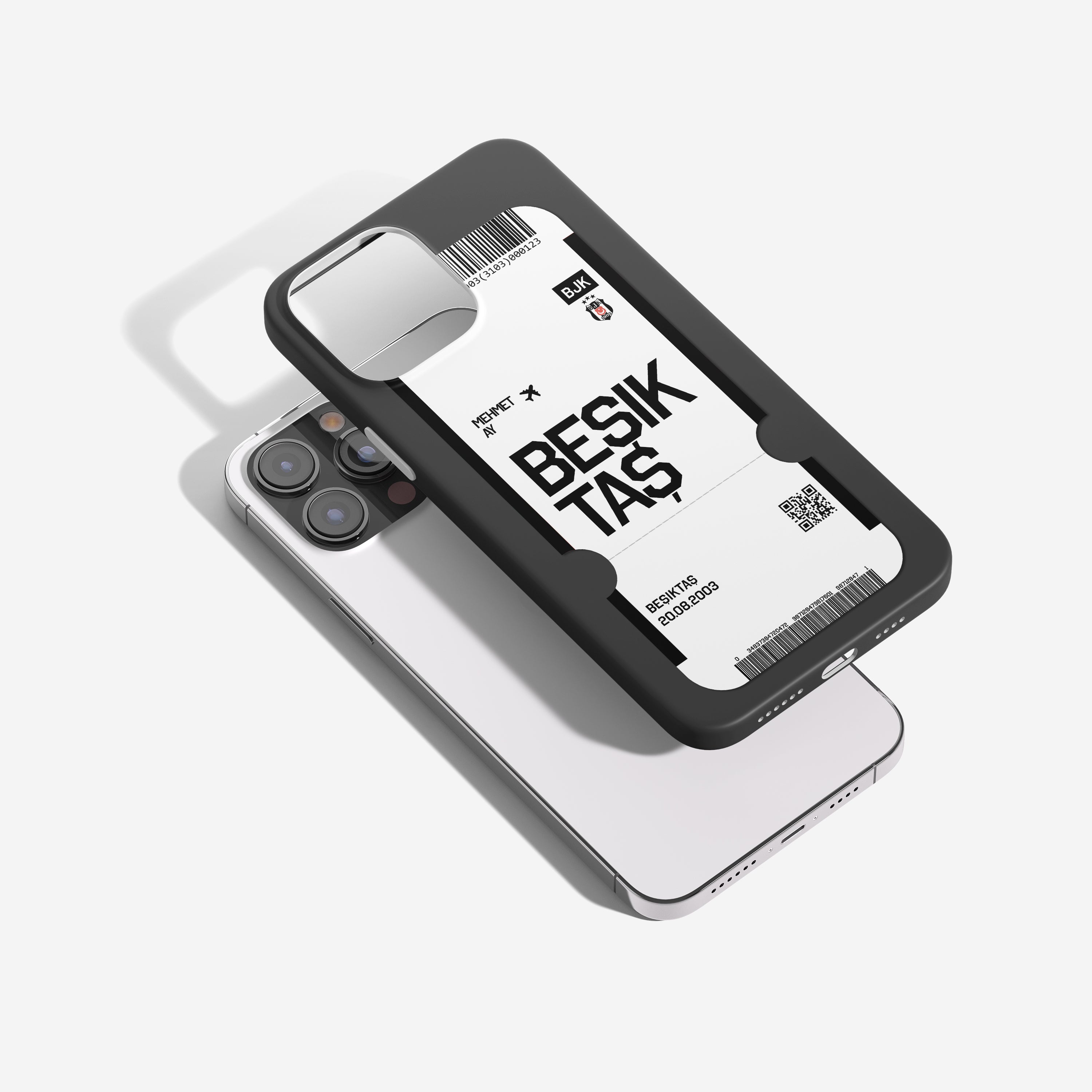 Beşiktaş Handyhülle im Ticket Design