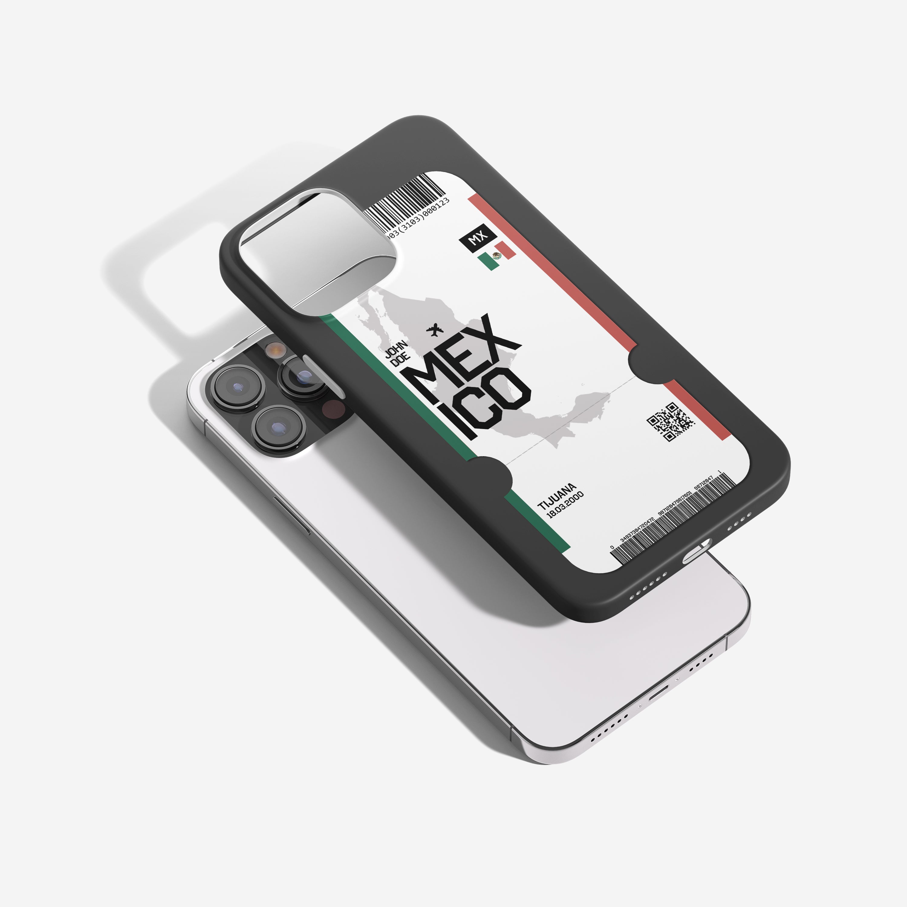 Mexiko Handyhülle im Flugticket-Design