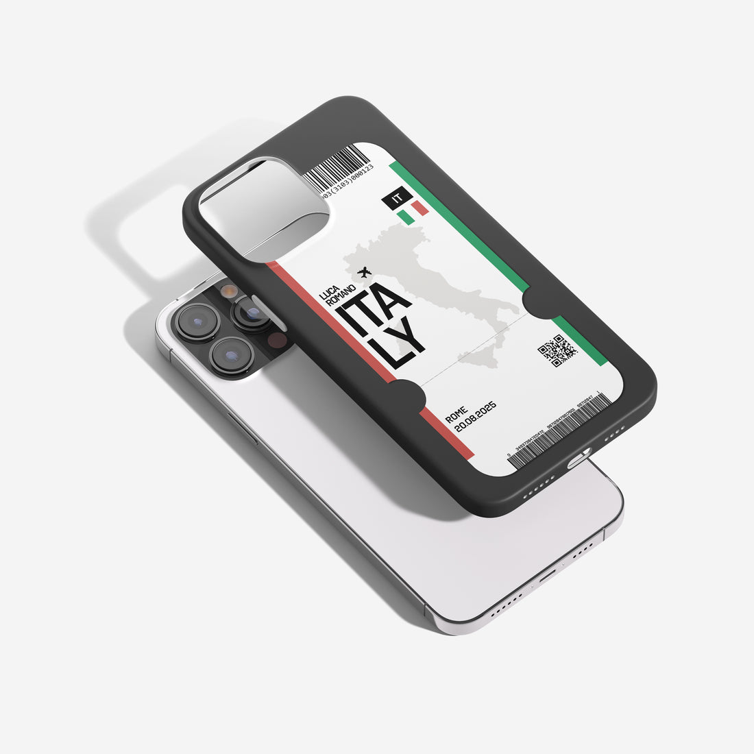 Italien Handyhülle im Flugticket-Design