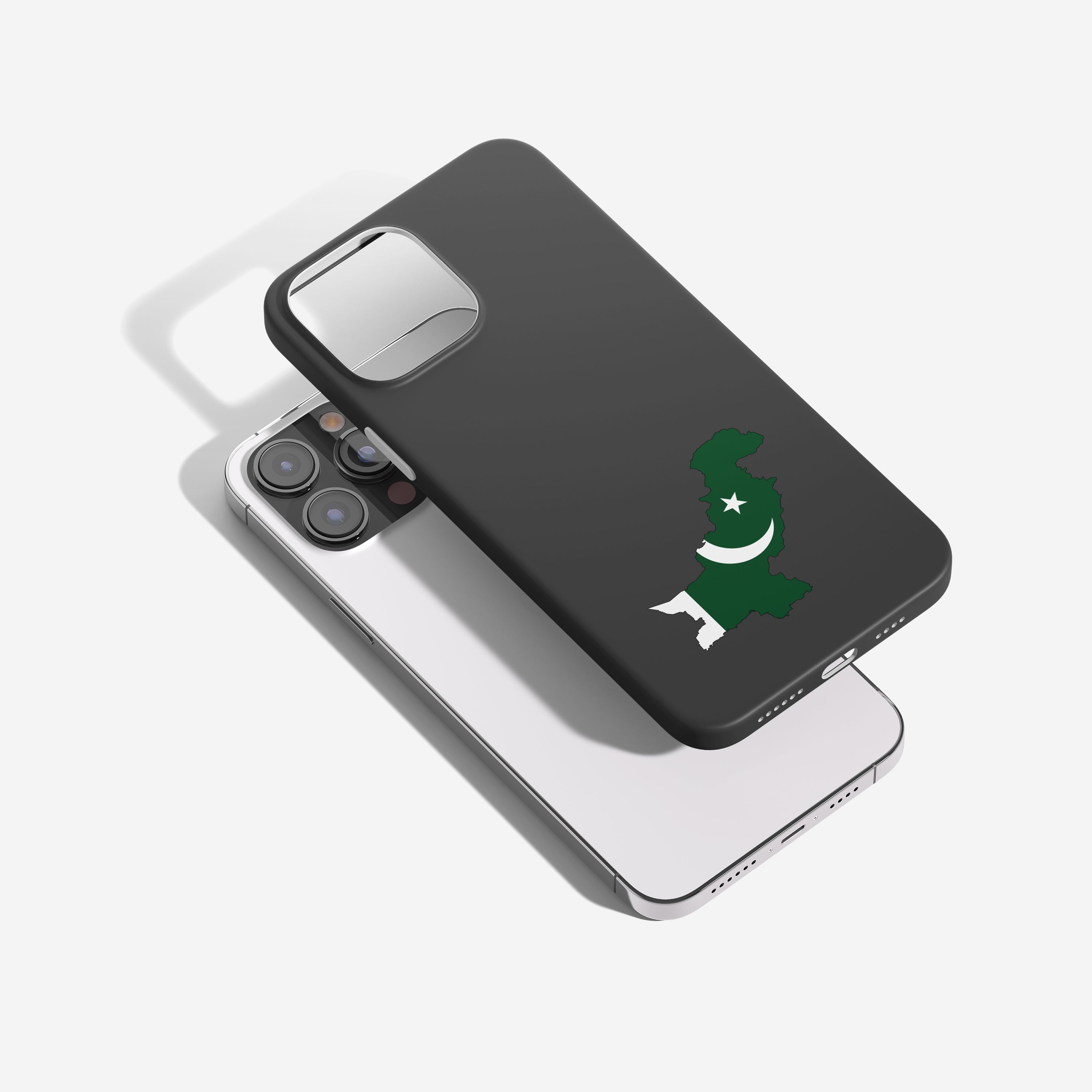 Pakistan Handyhülle mit Länderkarte & Nationalwappen – personalisierbar & stilvoll