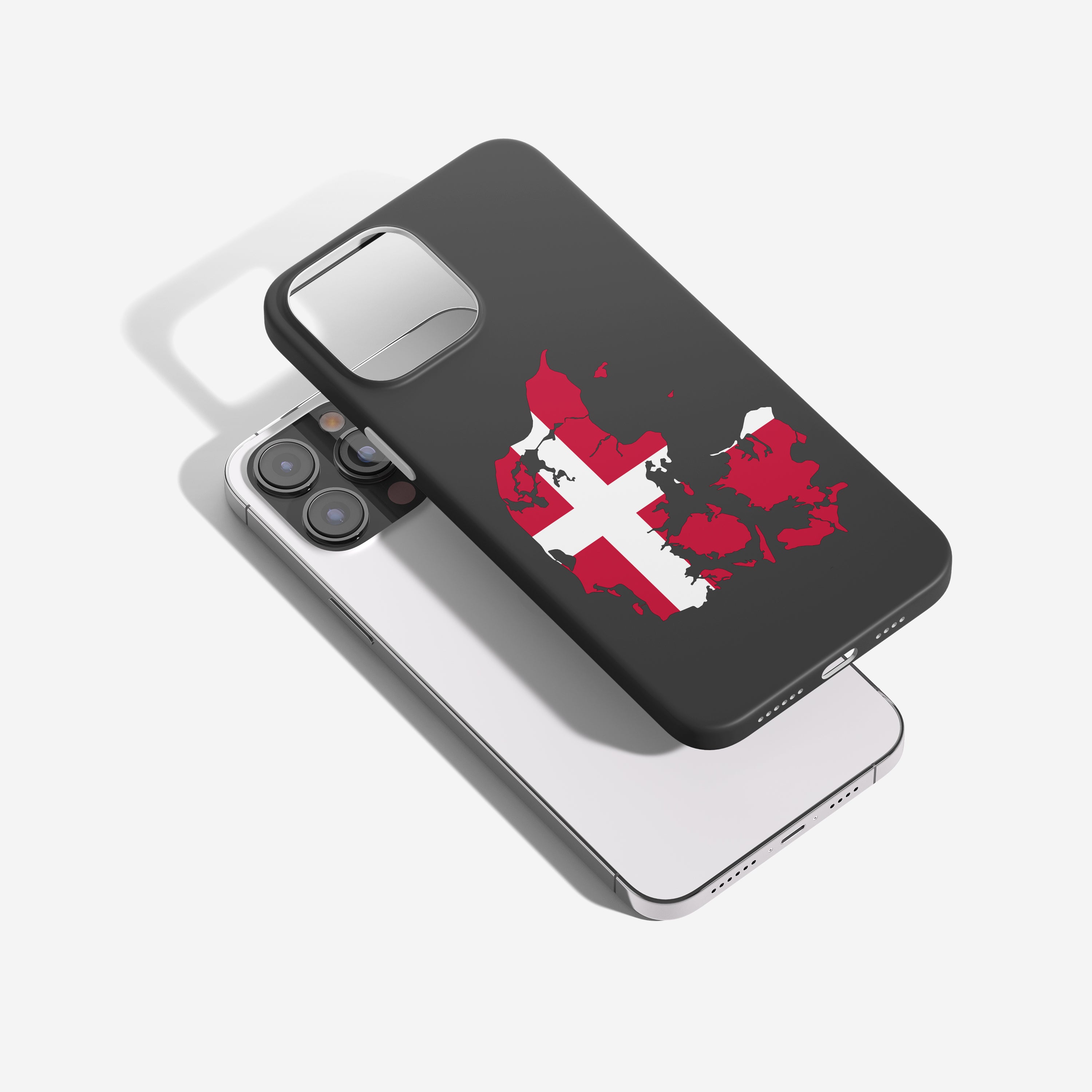 Dänemark Handyhülle mit Länderkarte & Nationalwappen