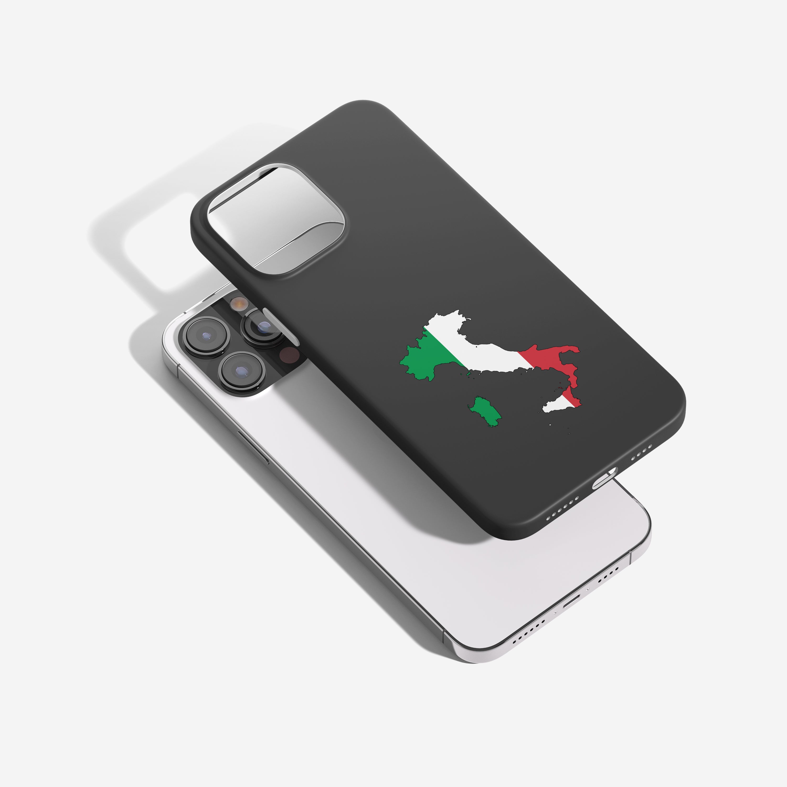 Italien Handyhülle mit Länderkarte & Nationalwappen – robust, stilvoll & personalisierbar