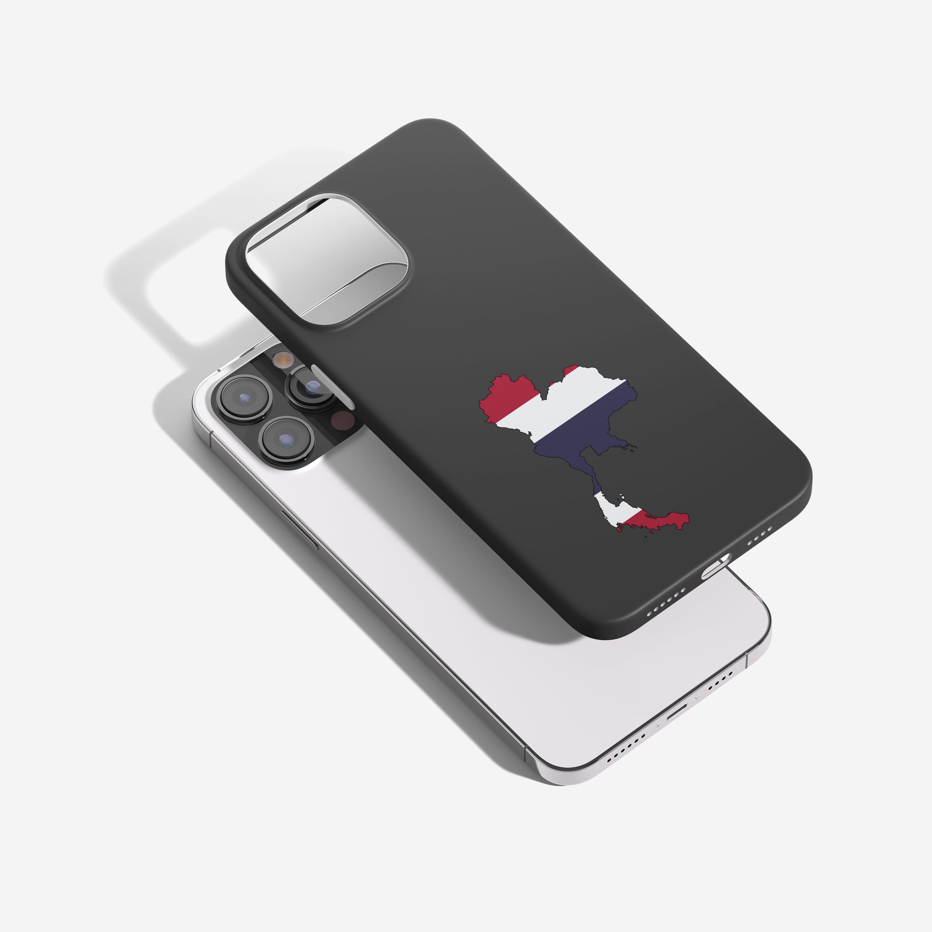 Handyhülle Thailand mit Länderkarte & Nationalwappen – personalisierbar & stilvoll
