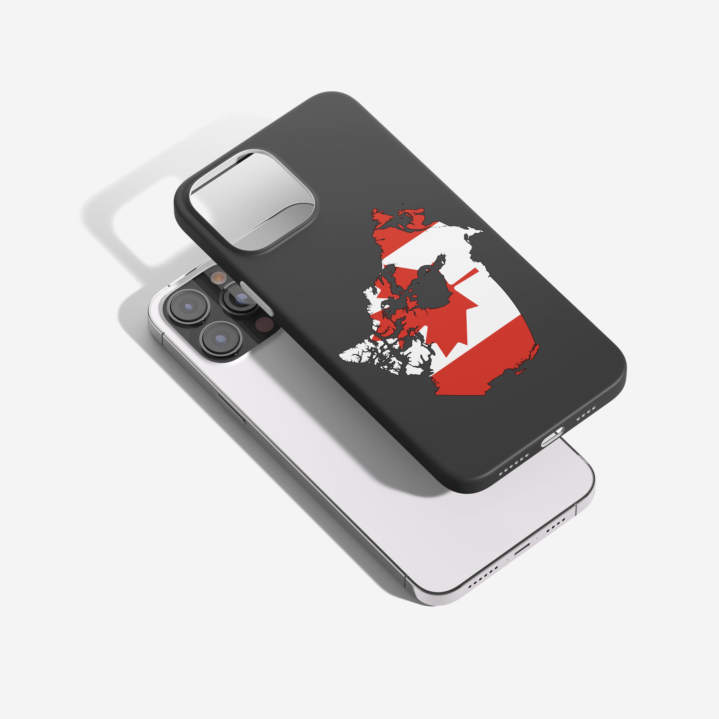 Kanada Handyhülle mit Länderkarte & Nationalwappen – robust, hochwertig & personalisierbar