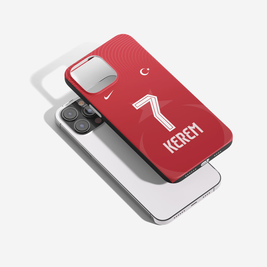 Türkei Handyhülle  Heimtrikot Design Personalisiert mit Name & Nummer