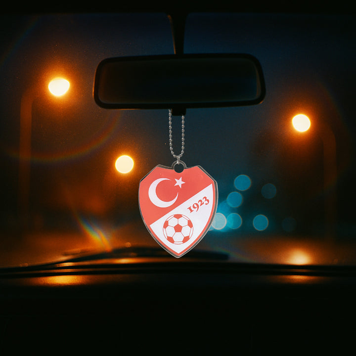Türkei Fußball Autoanhänger bedruckt aus Acrylglas für Rückspiegel